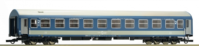 Passenger car type YB70 2nd class Couchette coach<br /><a href='images/pictures/Roco/161420.jpg' target='_blank'>Full size image</a>